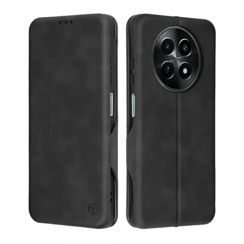 Husa pentru OnePlus 12R, Techsuit, Safe Wallet Plus, Neagra