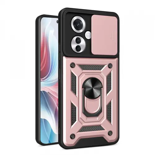 Husa pentru Oppo Reno11 F, Techsuit, CamShield, Roz