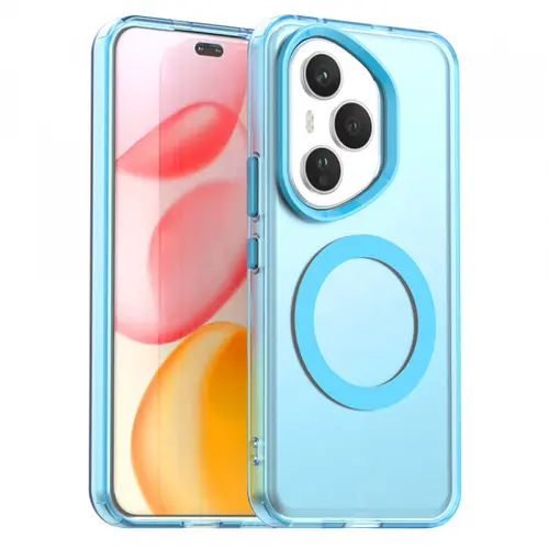 Husa Techsuit CandyCase MagSafe pentru Honor 400 Pro, Albastra
