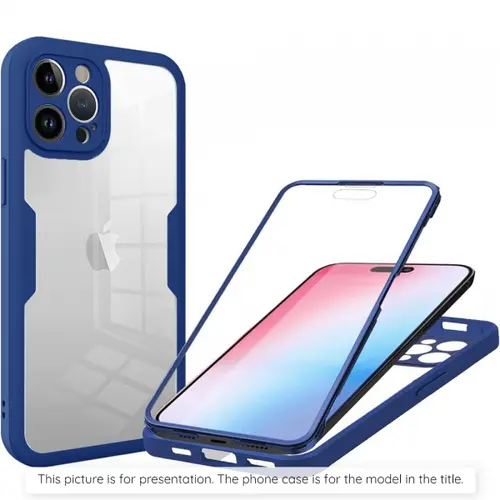 Husa Techsuit ColorVerse 360 pentru Honor 400, Albastra