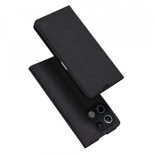 Husa pentru Xiaomi Redmi Note 13 5G, Techsuit, Magskin Book, Neagra