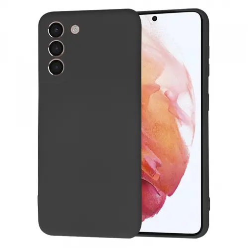 Husa pentru Samsung Galaxy S21 5G G991, Techsuit, SoftFlex, Neagra