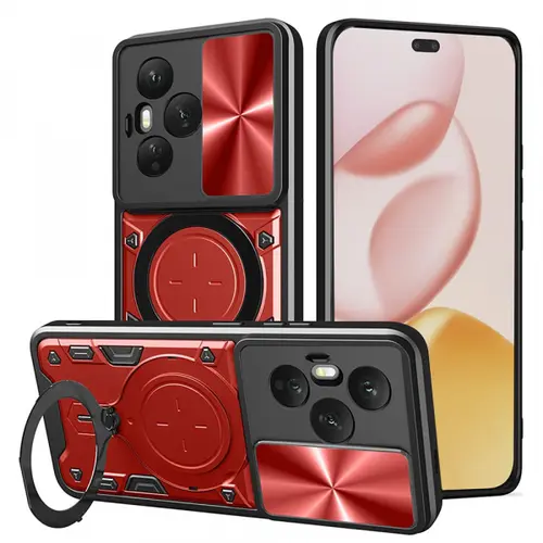 Husa Techsuit CamGuard Pro pentru Honor 400 Pro, Rosu