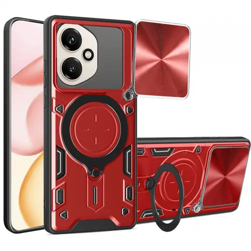 Husa Techsuit CamGuard Pro pentru Honor 400, Rosu