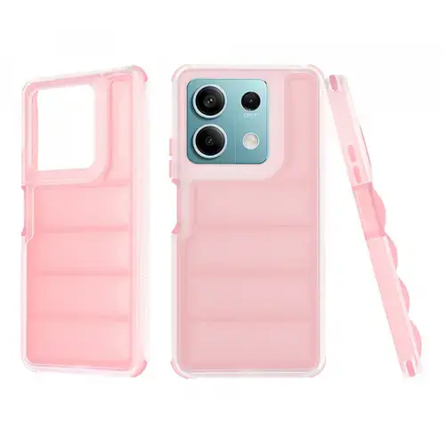 Husa pentru Xiaomi Redmi Note 13 5G, Techsuit, Wave Shield, Roz
