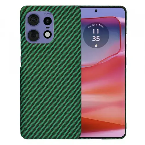 Husa Techsuit Carbonite FiberShell pentru Motorola Edge 50 Pro, Verde