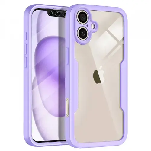 Husa Techsuit ColorVerse 360 pentru Apple iPhone 17, Mov