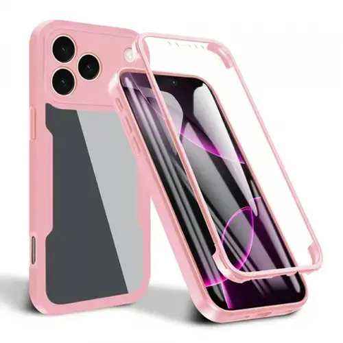 Husa Techsuit ColorVerse 360 pentru Apple iPhone 17 Pro, Roz