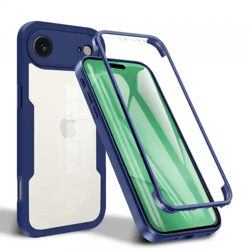 Husa Techsuit ColorVerse 360 pentru Apple iPhone Air, Albastra