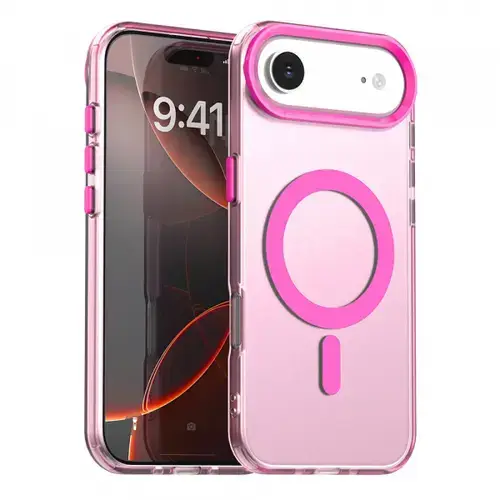 Husa Techsuit CandyCase MagSafe pentru Apple iPhone Air, Roz