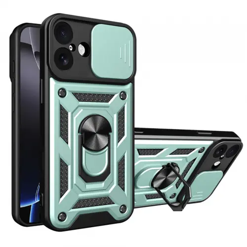 Husa Techsuit CamShield pentru Apple iPhone 17, Verde