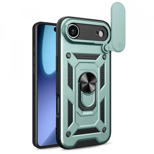 Husa Techsuit CamShield pentru Apple iPhone Air, Verde