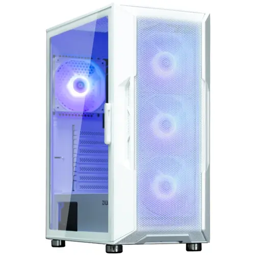Carcasa Zalman i3 NEO ARGB White, Middle Tower, Tempered glass, Alb