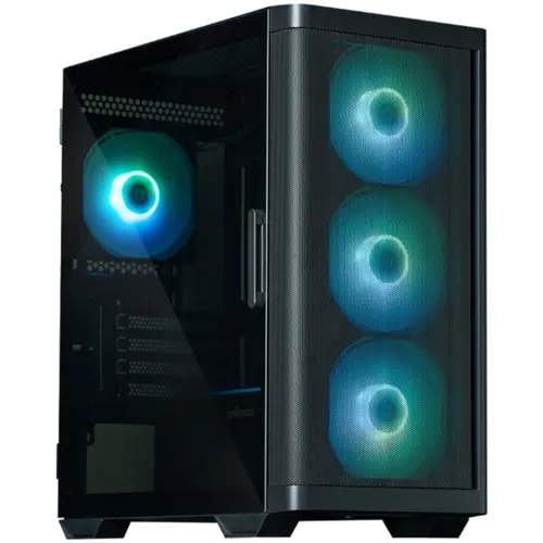 Carcasa Zalman M4, Mini Tower, Tempered glass, Negru