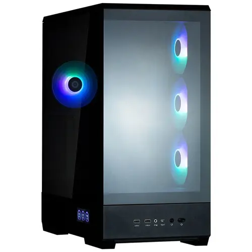 Carcasa Zalman P50 DS, Middle Tower, Tempered glass, Negru