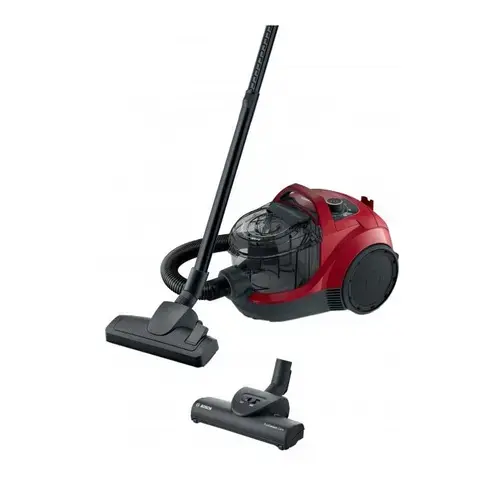 Aspirator fara Sac Bosch BGC21X350 Serie 4, Power AirCycle, 2 litri, 750 W, 78 dB, Rosu-Negru
