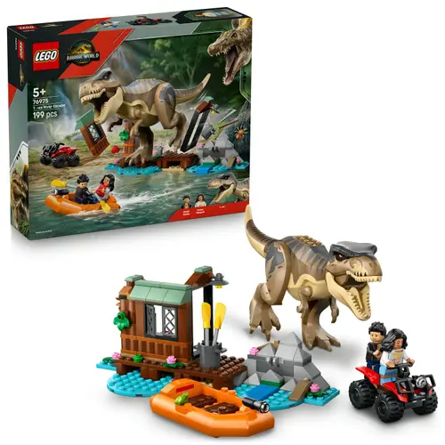LEGO® Jurassic World - Evadare pe rau din calea unui T. rex 76975, 199 piese