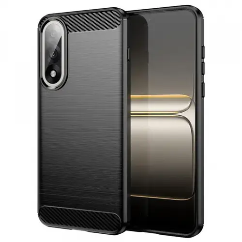 Husa pentru OnePlus Nord 5, Techsuit, Carbon, Neagra