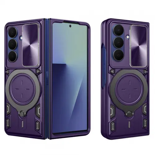 Husa pentru Samsung Galaxy Z Fold7 F966, Techsuit, CamGuard Pro, Mov