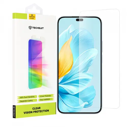 Folie de protectie Ecran Techsuit Clear Vision pentru Honor 200 Lite, Sticla Securizata, Full Glue