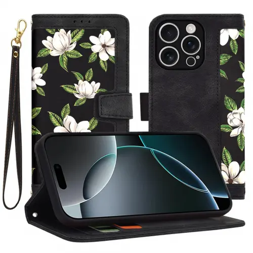 Husa pentru Apple iPhone 16 Pro, Techsuit, FlipCraft, Neagra