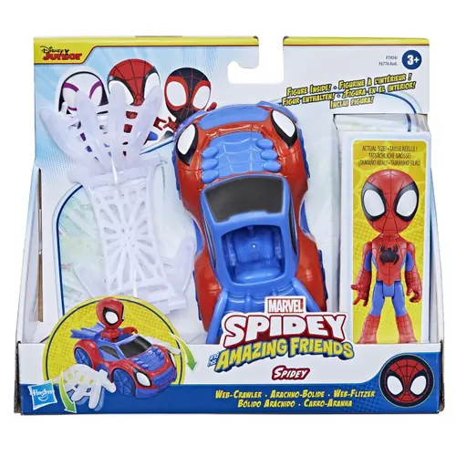 Set de joaca Spidey and his Amazing Friends - Figurina si accesoriu, Spidey