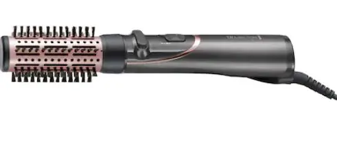 Perie rotativa cu aer cald Remington Curl & Straight AS8606, 800 W, Ionizare
