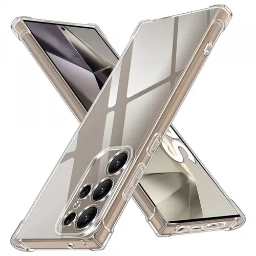 Husa pentru Samsung Galaxy S24 Ultra S928, Techsuit, Shockproof Clear, Transparenta