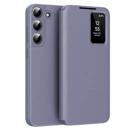 Husa pentru Samsung Galaxy S22 5G S901, Techsuit, SmartView, Mov