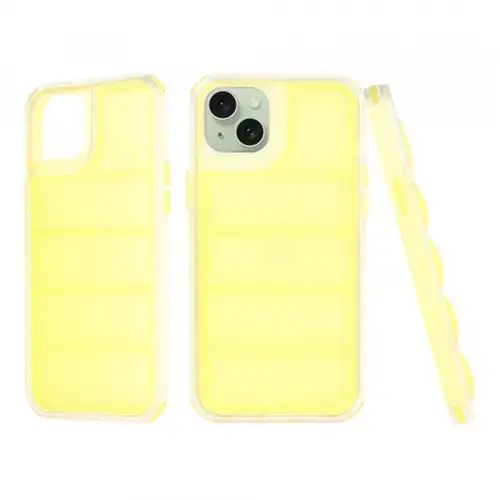 Husa pentru Apple iPhone 15 Plus, Techsuit, Wave Shield, Galbena