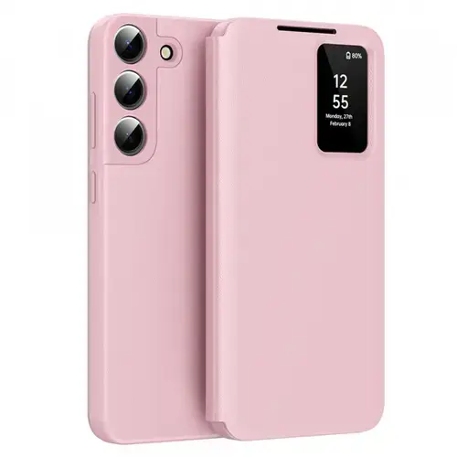 Husa pentru Samsung Galaxy S22+ 5G S906, Techsuit, SmartView, Roz