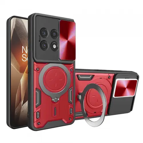 Husa pentru OnePlus 13R, Techsuit, CamGuard Pro, Rosie