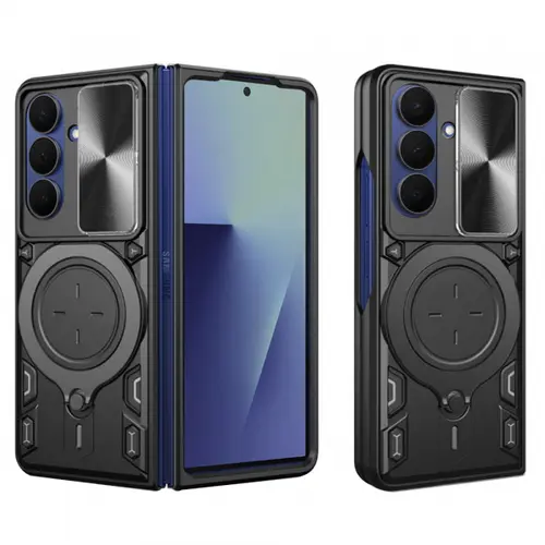 Husa pentru Samsung Galaxy Z Fold7 F966, Techsuit, CamGuard Pro, Neagra