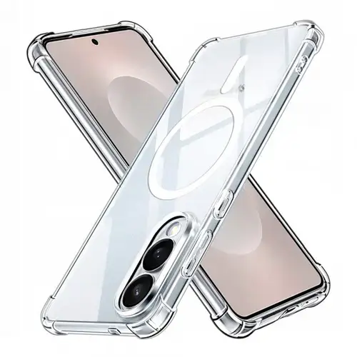 Husa MagSafe pentru Samsung Galaxy S25 Edge S937, Techsuit, Shockproof, Transparenta