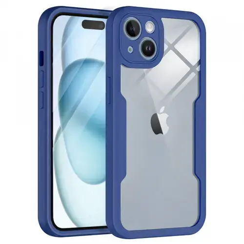 Husa pentru Apple iPhone 15 Plus, Techsuit, ColorVerse 360, Albastra