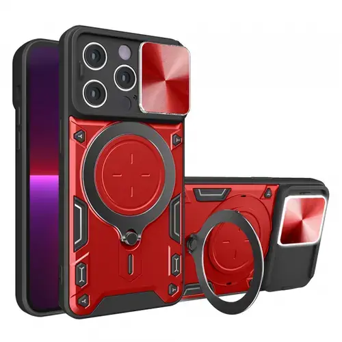 Husa pentru Apple iPhone 13 Pro, Techsuit, CamGuard Pro, Rosie