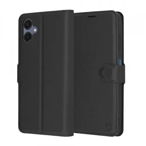 Husa pentru Samsung Galaxy A06 A065, Techsuit, Leather Folio, Neagra