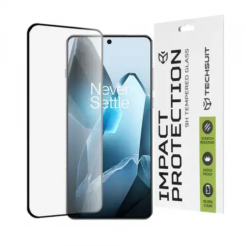 Folie de protectie Ecran Techsuit pentru OnePlus 13, Sticla Securizata, Full Glue, 111D