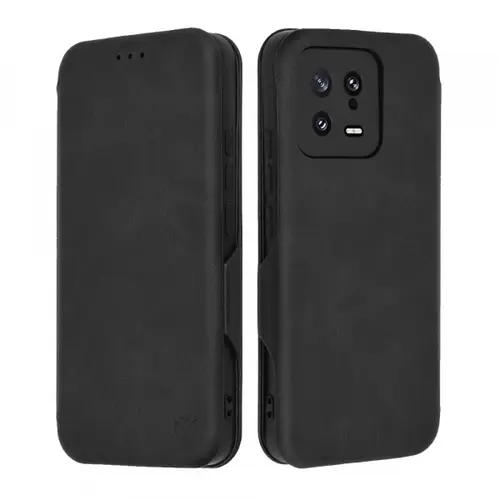 Husa pentru Xiaomi 13, Techsuit, Safe Wallet Plus, Neagra