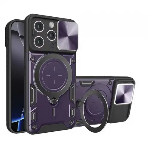 Husa pentru Apple iPhone 16 Pro Max, Techsuit, CamGuard Pro, Mov