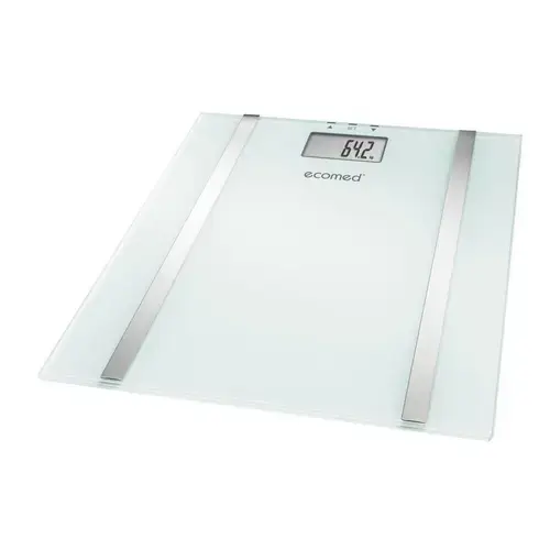 Cantar cu analizator corporal Ecomed BS-70E, 150 kg, 10 memorii, platforma de sticla
