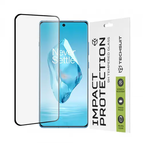 Folie de protectie Ecran Techsuit pentru OnePlus 12R, Sticla Securizata, Full Glue, 111D
