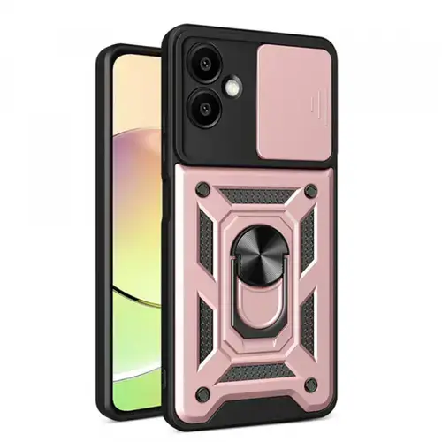 Husa pentru Samsung Galaxy A06 A065, Techsuit, CamShield, Roz