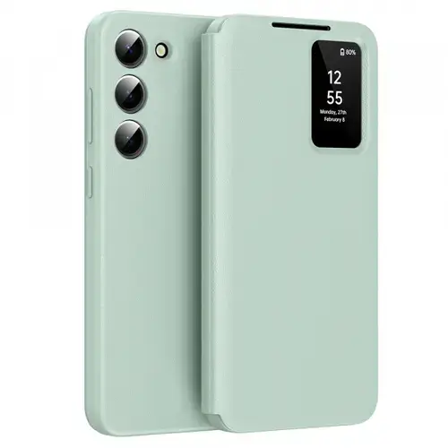 Husa pentru Samsung Galaxy S23+ S916, Techsuit, SmartView, Verde
