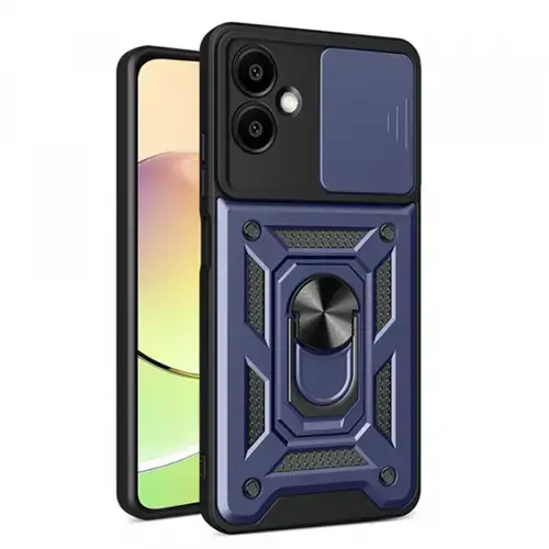 Husa pentru Samsung Galaxy A06 A065, Techsuit, CamShield, Albastra