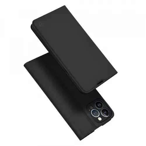 Husa pentru Apple iPhone 13 Pro Max, Techsuit, Magskin Book, Neagra