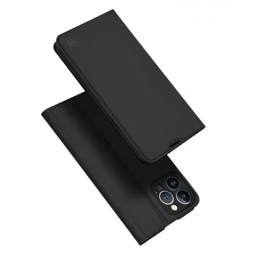 Husa pentru Apple iPhone 13 Pro Max, Techsuit, Magskin Book, Neagra