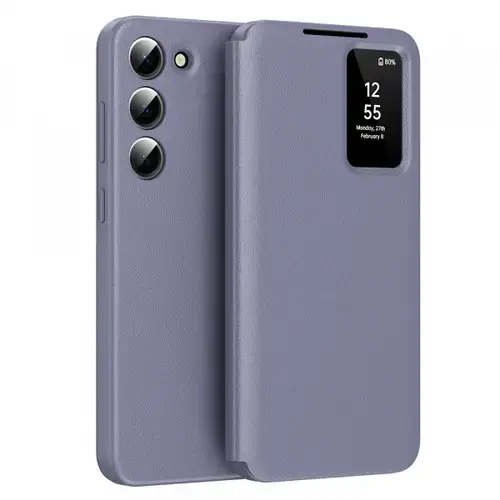 Husa pentru Samsung Galaxy S23+ S916, Techsuit, SmartView, Mov