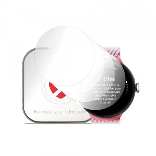 Folie Protectie Smart Protection Premium Classic pentru Google Pixel Watch 3 41mm, Set 4 bucati, Plastic