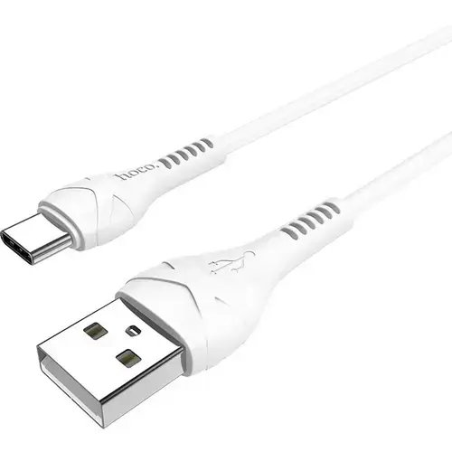 Cablu de date HOCO X37, USB - USB Type-C, 1 m, Alb